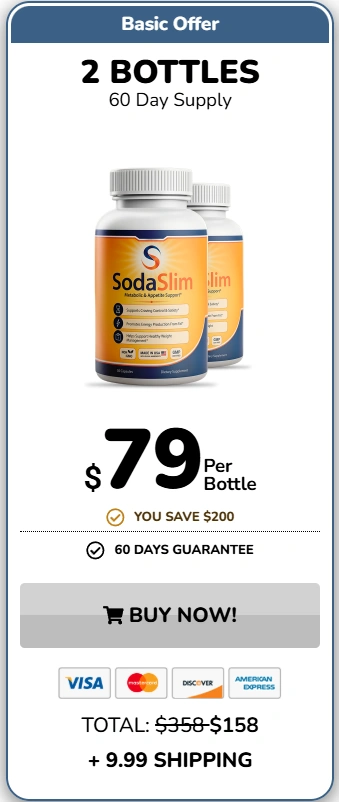 SodaSlim three bottles order